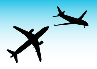 two planes