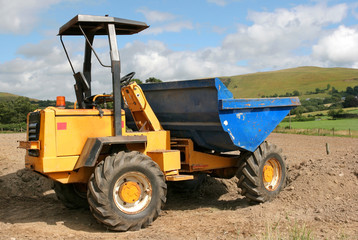 Obraz premium dumper truck