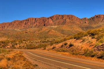 desert mountain road