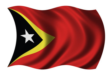 flag of east timor