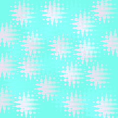 pattern on teal gift wrap