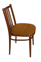 ordinary chair, side view.
