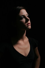 Obraz premium dziewczyna w świetle