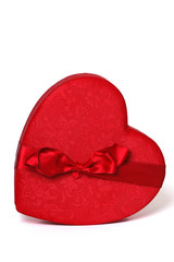 red heart box on side