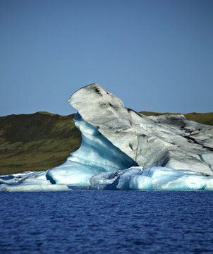 close up iceberg