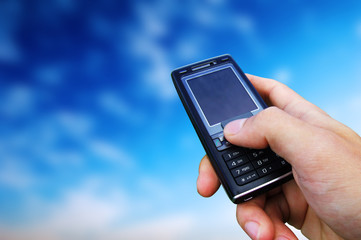 mobile phone sky bound