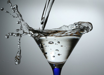 water and glass