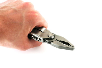 hand holding a multi tool
