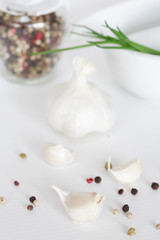 garlic and pepper