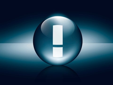 ausrufezeichen kugel