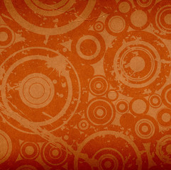 grunge circles composition