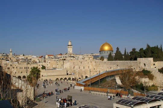View of old city of Jerusalem