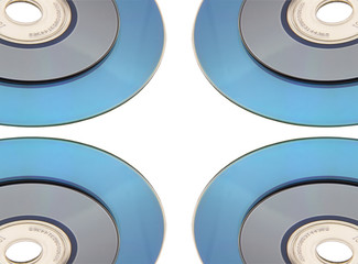 cd isolated on white.