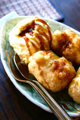 delicious banana fritters