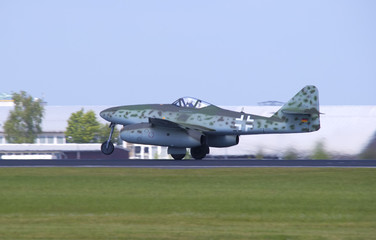 Fototapeta na wymiar Messerschmitt Me-262 Jaskółka