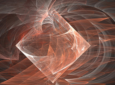 abstract art  - entering the cube