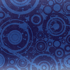 grunge circles composition