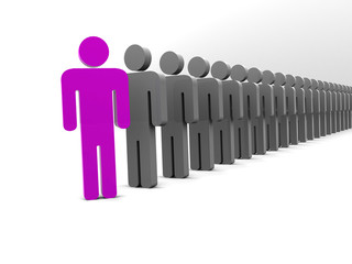 silhouette of the person