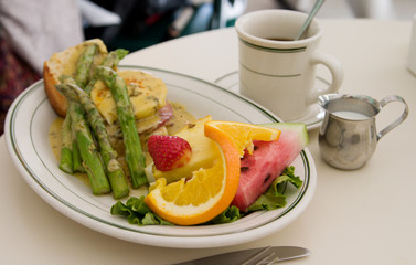 eggs benedict breakfast