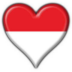 bottone cuore indonesia button heart flag