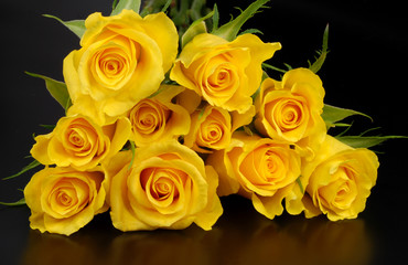 yellow roses