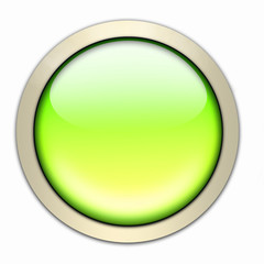 grüngelber glasbutton