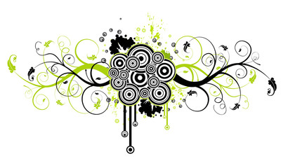 abstract floral chaos