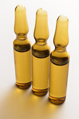 three ampoules