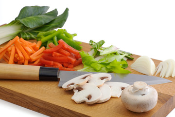 tailler des légumes