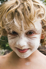 Fototapeta premium flour face 01