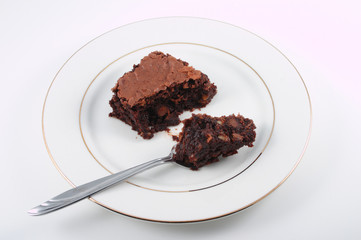 a brownie dessert ready to eat