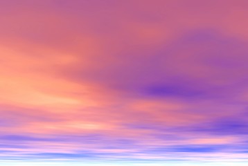 Obraz premium violet sky