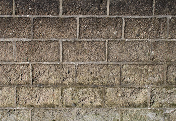 Obraz premium dirty gray breezeblock wall background.