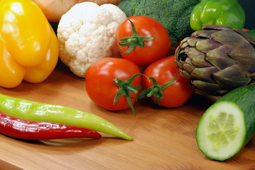 mixed food