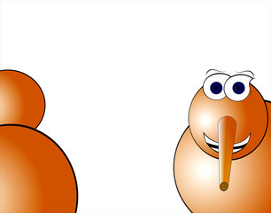 clipart pupazzo di legno