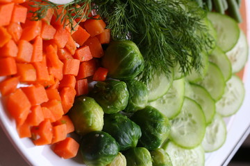 broccoli and carrot