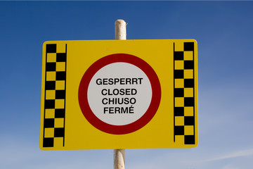 verbotsschild