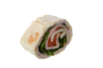 turkey wrap sandwich