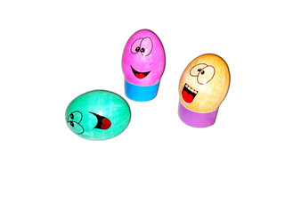 stock photo of easter eggs