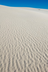 white sand dunes