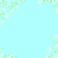 pattern framed note paper