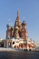 vasily blazhenny cathedral, red square, moscow, ru