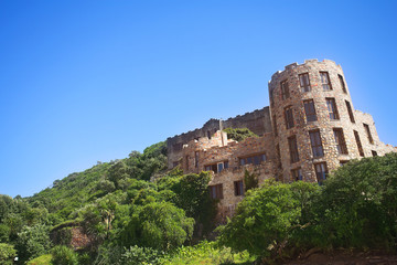 the old and new castles of noetzie