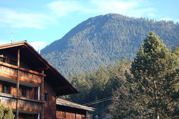 Fototapeta na wymiar berghütte