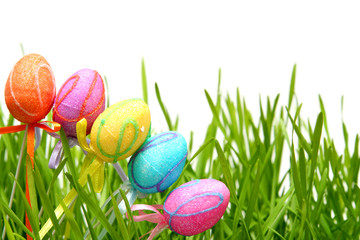 colorful easter eggs