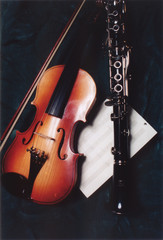 volin and clarinet