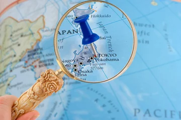 Foto op Plexiglas tokyo map tack © GVictoria