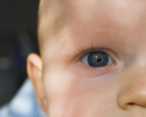 child's eye