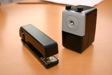 sharpener and stapler