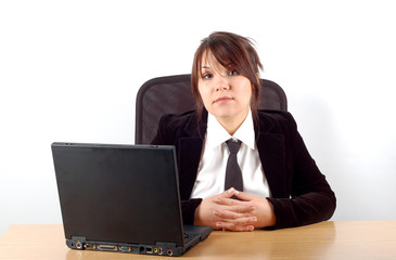 business woman at desk #17